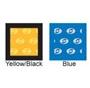 Yellow/Black or Blue/Blue
