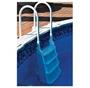 Snap-Lock Deck Ladder for Above-Ground Pools - White