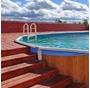 Snap-Lock Deck Ladder for Above-Ground Pools
