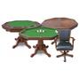 3-in-1 Poker Table w/4 chairs