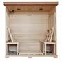 GREAT BEAR - 6 Person Cedar Infrared Sauna with Carbon Heaters