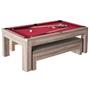 Newport 7-ft Pool Table Combo Set with Benches