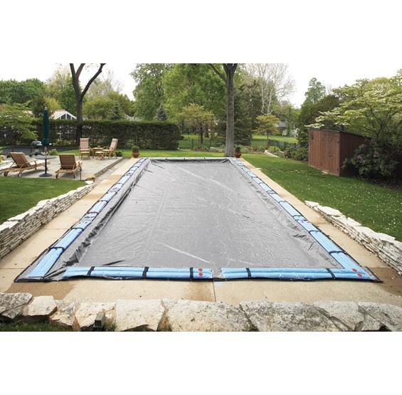 Winter Pool Cover - In Ground Pool - 20 year Warranty (Silver)