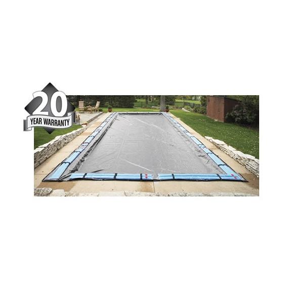 Winter Pool Cover - In Ground Pool - 20 year Warranty (Silver)