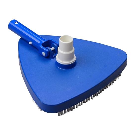 Deluxe Triangle Pool Vacuum Head with Swivel, 1.25-1.5-in.