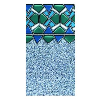 Glazed Tile Overlap Pool Liner