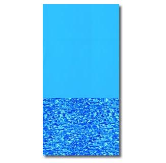 Blue Wall/Swirl Bottom Overlap Pool Liner