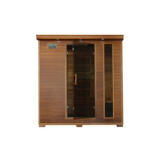 KLONDIKE - 4 Person Cedar Infrared Sauna with Carbon Heaters