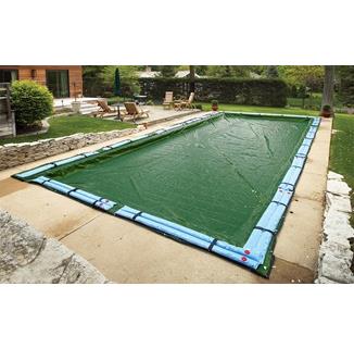 Winter Pool Cover - In Ground Pool - 12 Year Warranty (green)