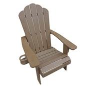 Adirondack Chair in Teak - Outdoor Deck, Patio Seating