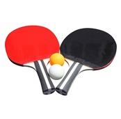 Single Star Control Spin Table Tennis 2-Player Racket &amp; Ball Set